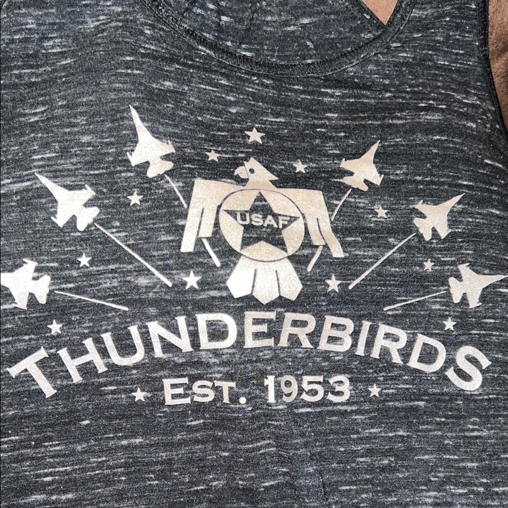 USAF Thunderbirds Razorback Tank Top- size Large, EUC